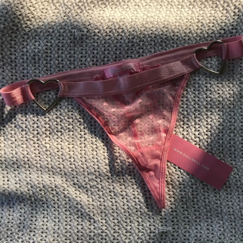 NWT Sugar Thrillz Heart Panties